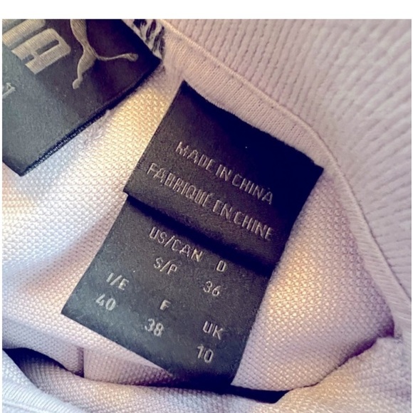 Fenty Puma by Rihanna lavender purple polo swing dress ruffle hem size small - Picture 5 of 12